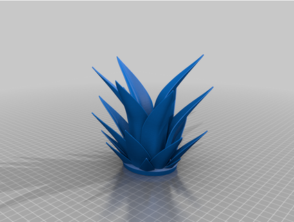 solar pineapple mast3rblast3r 3d print model - Mito3D