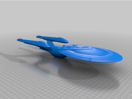 sovereign class starship michellej2018 3d print model - Mito3D