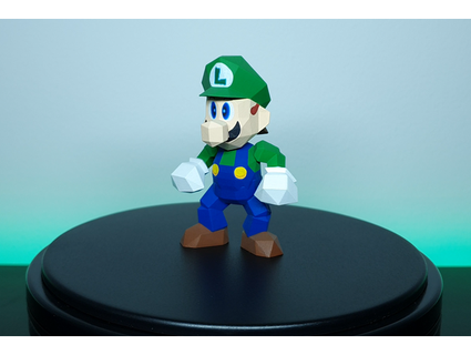 Luigi 64 video oyunu minyatürleri 3d print model - Mito3D