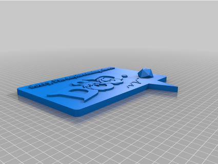 dnd placa vassoura 3d print model - Mito3D