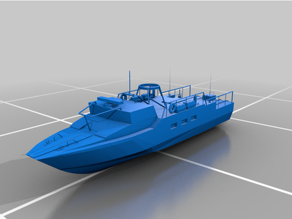 patrouille bateau michellej2018 3d print model - Mito3D