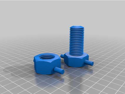 tuercas fácil costelitoaqp 3d print model - Mito3D