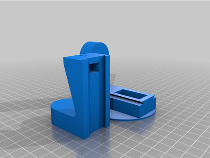 play station 4 controller charger dock - single shiaic1 3d print model - Mito3D