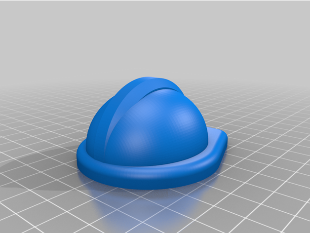 simple hard hat benyork60 3D print model - Mito3D
