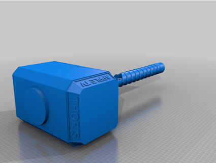 thors hammer apple remote svenarentz 3d print model - Mito3D