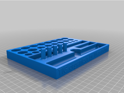tig organizador juego azar 3d print model - Mito3D