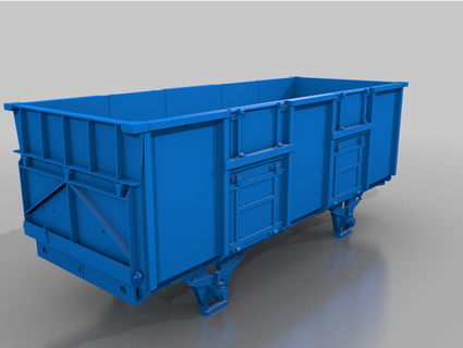 245 ton mineral wagon ironmink 3d print model - Mito3D