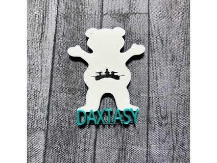 daxtasy logo daxneal 3d print model - Mito3D