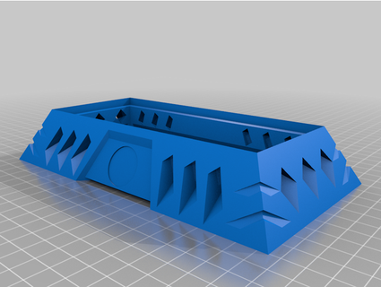 xbox Series vertical ficar pé Preto pantera edição vetor octogonal 3d print model - Mito3D