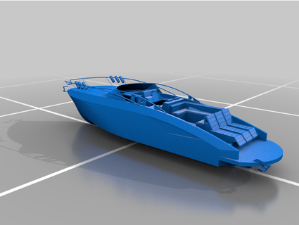 franco speedboat michellej2018 3d print model - Mito3D