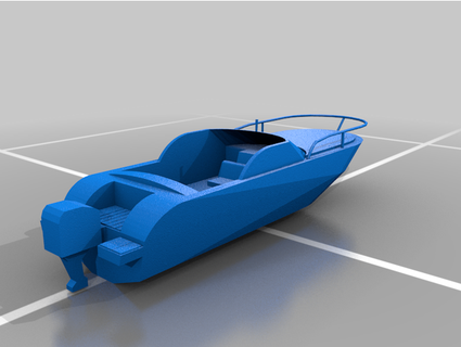 fuoribordo velocità barca michellej2018 3d print model - Mito3D