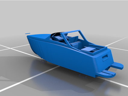 lusso velocità barca michellej2018 3d print model - Mito3D