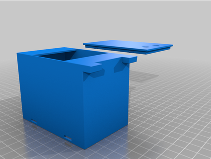 powermeter box - stromverbrauchsmessger geh use basteley 3d print model - Mito3D