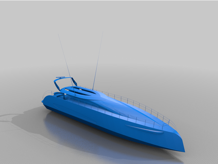 charter yacht michellej2018  3d print model - Mito3D