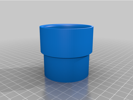 2 inch 56mm 50mm pvc pipe reducer dshand 3d print model - Mito3D