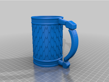 dragon scale koozie craftykid3d 3d print model - Mito3D