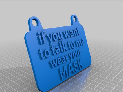 indossare maschera awelshman 3d print model - Mito3D