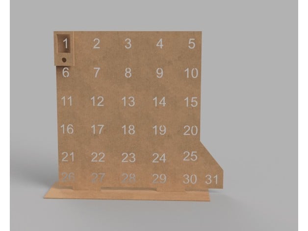 calendario tixyz45 3D print model - Mito3D