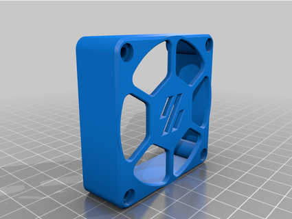 voron fan support mounting plate karlyamashita 3d print model - Mito3D