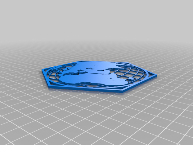 100hex globe zipox 3D print model - Mito3D