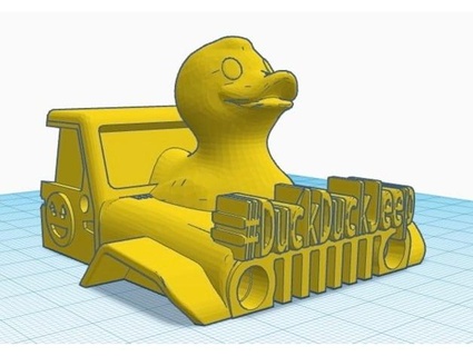 todoterreno Pato todoterreno agachado roberthuprich 3d print model - Mito3D