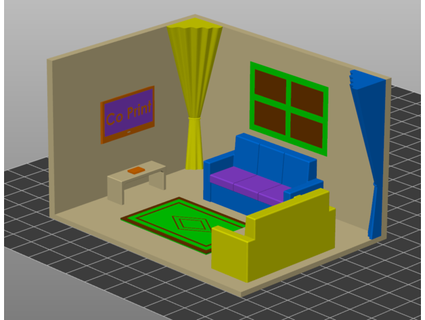 multi color living room co print huseyinozn 3d print model - Mito3D