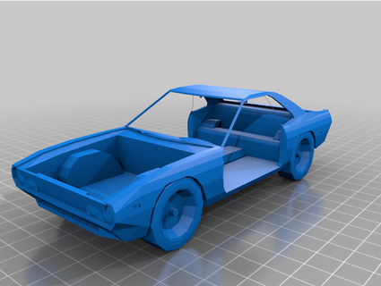 muscle voiture pièces michellej2018 3d print model - Mito3D