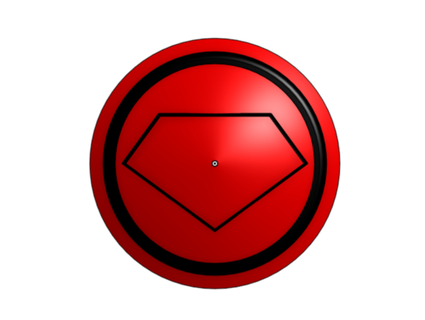 superman red son inspired belt buckle itsslimer 3d print model - Mito3D