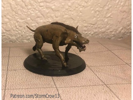 hell pig entelodont stormcrow13 3d print model - Mito3D