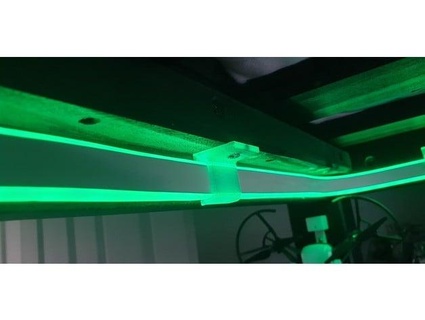 neon guidato silicio clip montare ramjetx 3d print model - Mito3D