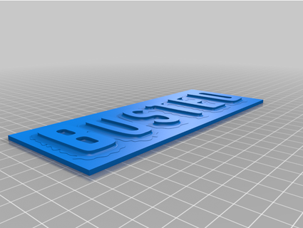 mythbusters busted sign micjwelch 3d print model - Mito3D