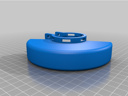 angle grinder guard 110mm mjork 3d print model - Mito3D