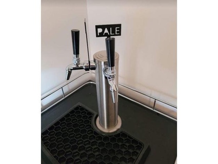 kegerator Cerveja toque Fonte rótulos cerberus fermentação 3d print model - Mito3D