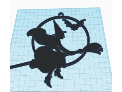 halloween 21 classic witch decoration rkxone 3d print model - Mito3D
