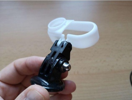 gopro camera mount adapter caddx peanut action painless360 3d print model - Mito3D
