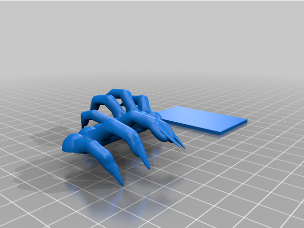 diabo mãos livro marca partes moicano 3D print model - Mito3D