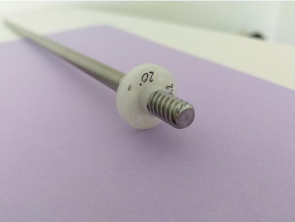 printable lead screw nut t8 8mm - replacement nylon print mach0gr 3d print model - Mito3D