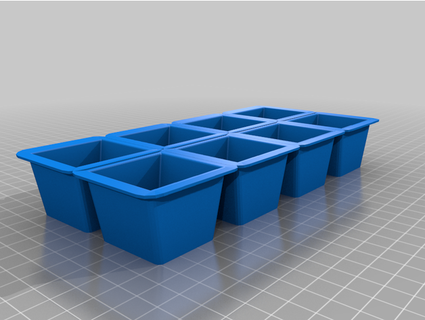 ice cube tray buzzman2382 3d print model - Mito3D