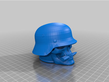cráneo enganche cubierta carcasa funda capaceclan 3d print model - Mito3D
