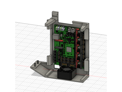 Ender 3 v2 Vorderseite Elektronik Fall Mantel Bigtreetech skr2 links Seite Remix heilig Bowler 3d print model - Mito3D