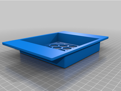 nouvelle grille de ventilation pour support carte maire octopus dombel 3d print model - Mito3D