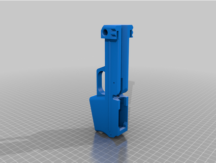nerf pistol crossbow angled talon mags baronwaste 3d print model - Mito3D