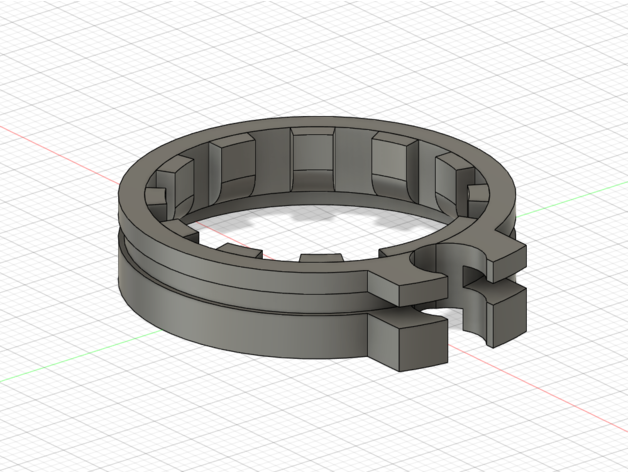 Simson pro effiler griff adaptateur vilain tjf747 3D print model - Mito3D