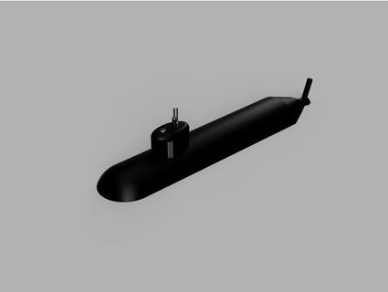 escrivaninha submarino estranhojmaster 3d print model - Mito3D