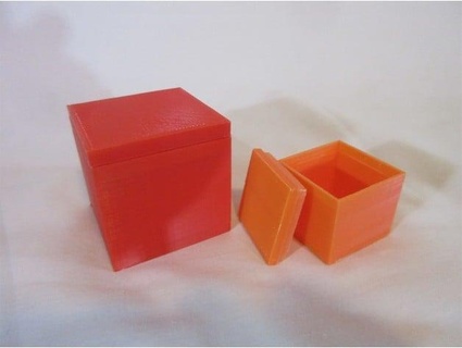 cube container the3dprintingmaster 3d print model - Mito3D