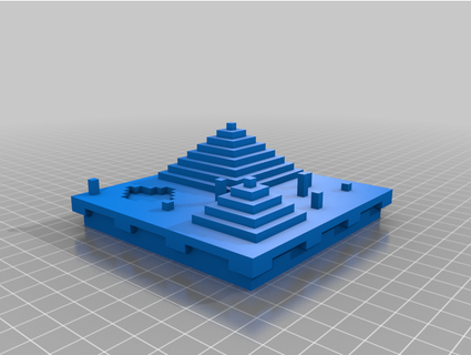 deserto diorama voxel64 3d print model - Mito3D
