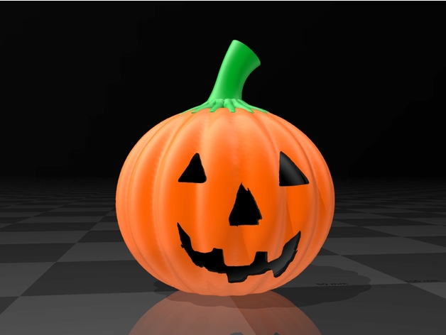 Kürbis Halloween DEKO geschlossen hohl syzguru11 3D print model - Mito3D