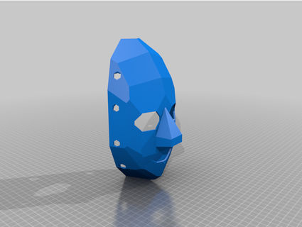 polyèdre masque 1 mk3947 3d print model - Mito3D