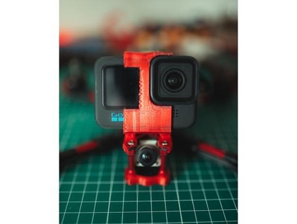 vega gravity - gopro 9 & 10 mount tpu 25 audricprod 3d print model - Mito3D