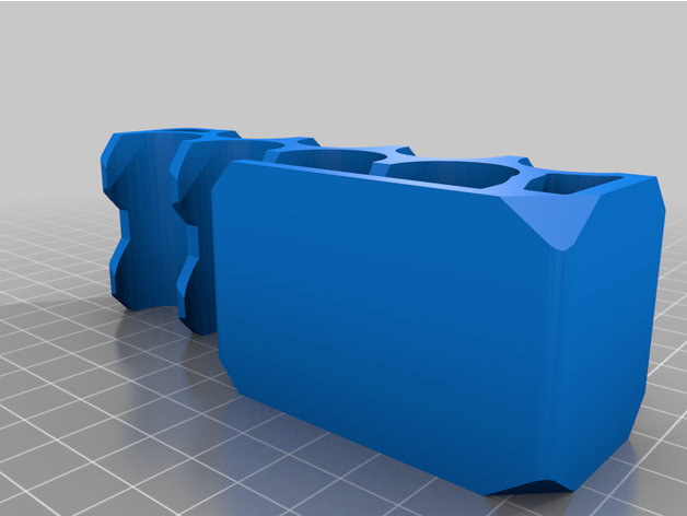 shotshell carrier angled corners - 4 6 8 10 kelvin8r 3D print model - Mito3D